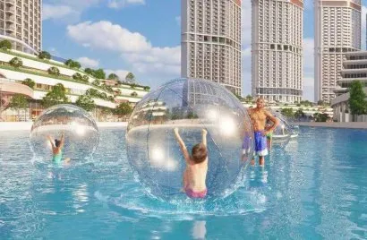 Apartamento de 1.5 dormitorio en 350 RIVERSIDE CRESCENT Nadd Al Sheba, UAE No. 3342