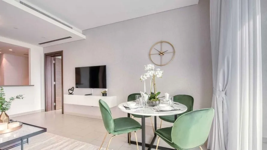 Apartamento de 1.5 dormitorio en 340 RIVERSIDE CRESCENT Nadd Al Sheba, UAE No. 3269 № 2