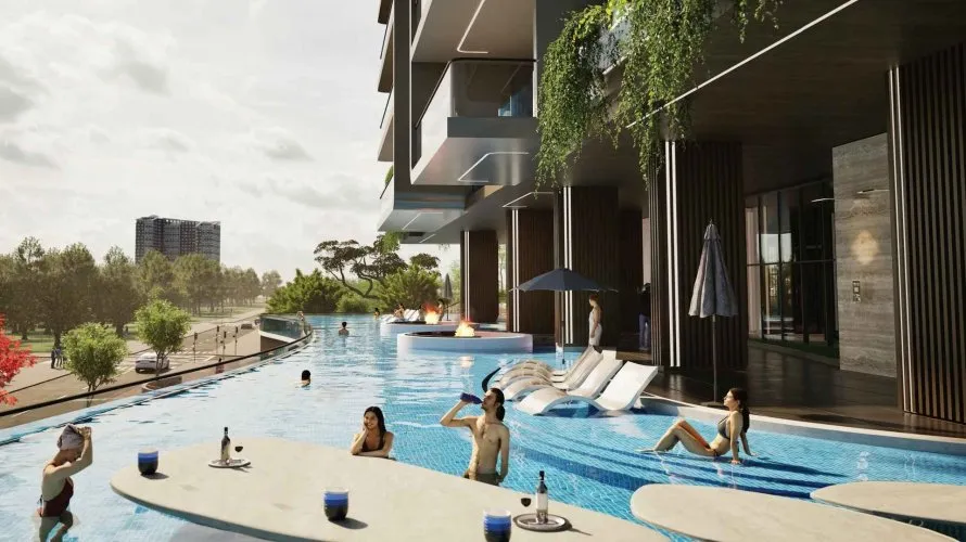 Apartamento de 2 dormitorios en Samana Avenue Dubai Land, UAE No. 4035 № 2