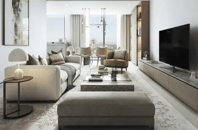 Apartamento de 2 dormitorios en 310 RIVERSIDE CRESCENT Nadd Al Sheba, UAE No. 3443