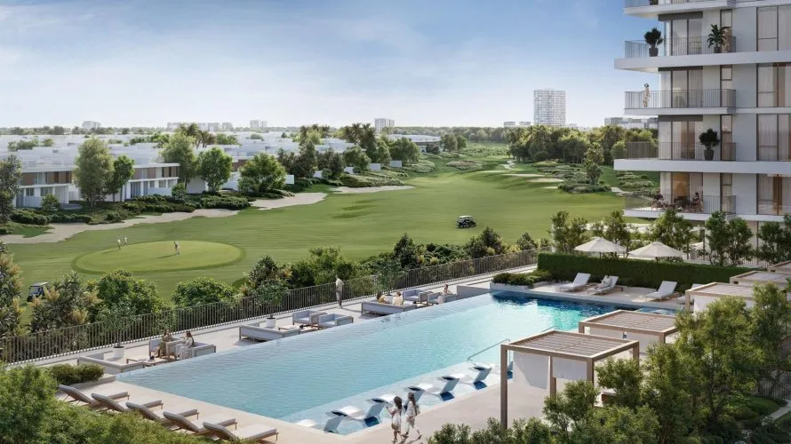 Apartamento de 3 dormitorios en Golf Meadow EMAAR South, UAE No. 4340 № 2