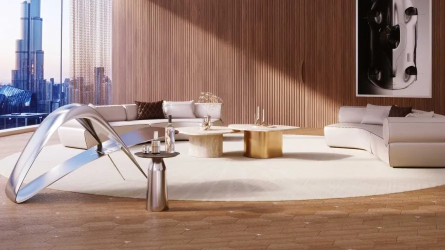 Apartamento de 3 dormitorios en MERCEDES-BENZ PLACES Downtown Dubai (Downtown Burj Dubai), UAE No. 3886 № 1