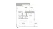 1 dormitorio Apartamento plano «TYPE F», 320 RIVERSIDE CRESCENT