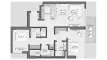 2 dormitorios Apartamento plano «TYPE B», Belgrove Residences