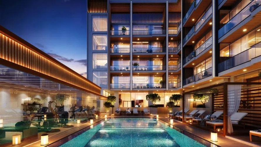 Apartamento de 1 dormitorio en Dawn By Binghatti Jumeirah Village Circle, UAE No. 4061 № 2