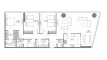 3 dormitorios Apartamento plano «3BR», The Gate 3