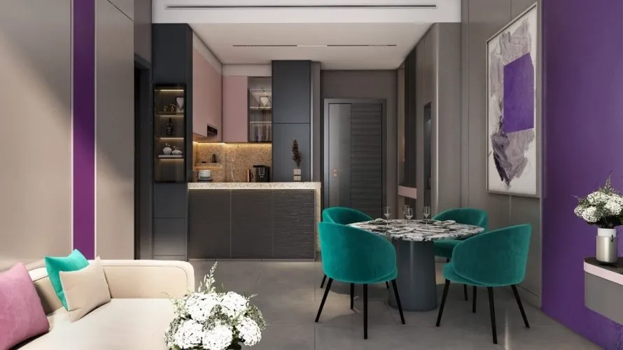 Apartamento de 2 dormitorios en MBL Signature Jumeirah Lake Towers, UAE No. 4126