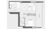 1 dormitorio Apartamento plano «TYPE 02», Binghatti Ivory