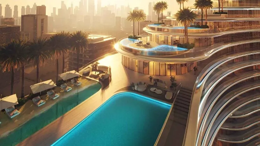 Apartamento de 2 dormitorios en Binghatti Aquarise Business Bay, UAE No. 4450 № 4