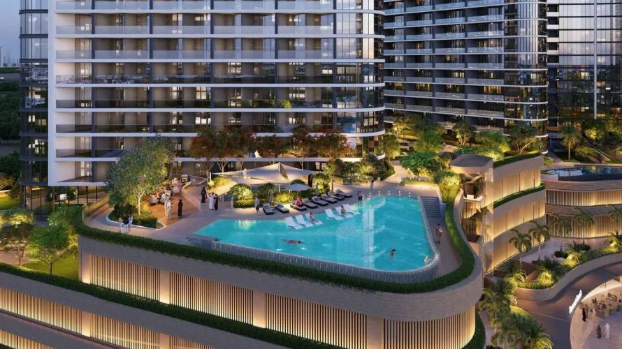 Apartamento de 2 dormitorios en Skyvue Altier Nadd Al Sheba, UAE No. 4913