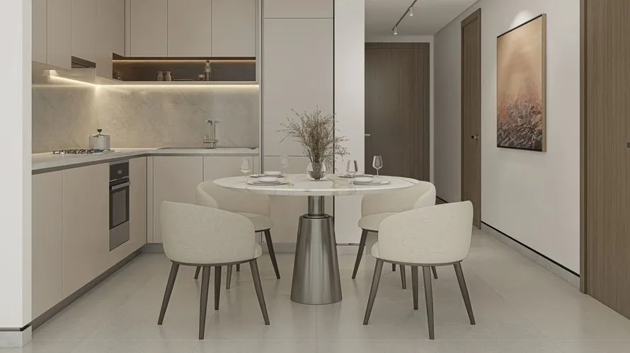 Apartamento de 2 dormitorios en SKYSCAPE AURA Nadd Al Sheba, UAE No. 3899 № 2