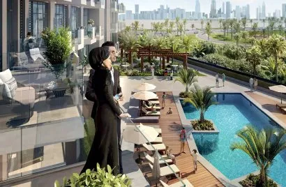 Apartamento de 2 dormitorios en Al Jaddaf, UAE No. 2742