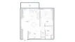 1 dormitorio Apartamento plano «TYPE 06A», Serenia District East