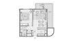 1 dormitorio Apartamento plano «1BR», Elara