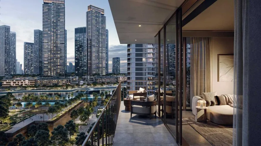 Apartamento de 3 dormitorios en Valo Dubai Creek Harbour (The Lagoons), UAE No. 3719 № 1