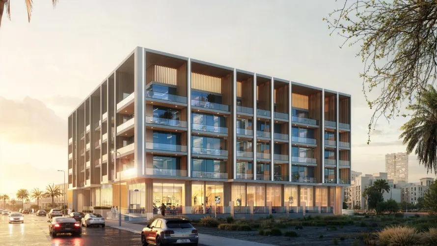 Apartamento de 1 dormitorio en Dawn By Binghatti Jumeirah Village Circle, UAE No. 4061