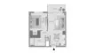 1 dormitorio Apartamento plano «1BR», Aurea