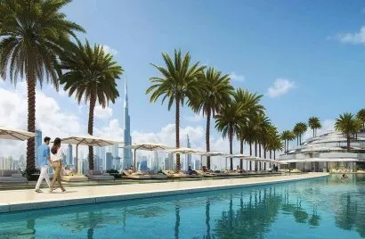 Apartamento de 1 dormitorio en Binghatti Aquarise Business Bay, UAE No. 4449