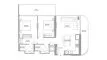 2 dormitorios Apartamento plano «2BR», Pearlside Marina Residences