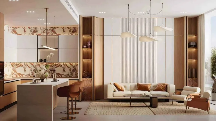 Apartamento tipo estudio Estudio en Binghatti Skyflame Majan, UAE No. 5867 № 1