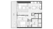 1 dormitorio Apartamento plano «1BR», Akala