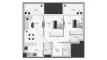 2 dormitorios Apartamento plano «2BR», Serenz