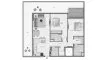 2 dormitorios Apartamento plano «2BR», Samana Ocean Crest