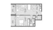 1 dormitorio Apartamento plano «1BR», VERDANA X