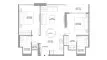 2 dormitorios Apartamento plano «2BR», Pristine Beach Residences