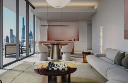 Apartamento de 3 dormitorios en Inaura Hotels & Residences Downtown Burj Khalifa, UAE No. 5960
