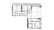 4 dormitorios Apartamento plano «4BR», Linar by Alef Group