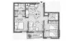 2 dormitorios Apartamento plano «TYPE 2BR», EPOQUE by Reportage