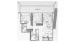 2 dormitorios Apartamento plano «TYPE 02», Vision Iconic