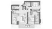 2 chambres Appartement plan d'étage «TYPE A», Riverton House