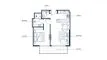 1 chambre Appartement plan d'étage «TYPE 1», ADEBA AZIZI RESIDENCE