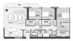 3 chambres Appartement plan d'étage «TYPE C-3B-A.1», The Edit at d3