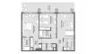 2 chambres Appartement plan d'étage «2BR», Oceana