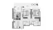 2 chambres Appartement plan d'étage «TYPE 04», Lyvia By Palace