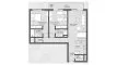 2 chambres Appartement plan d'étage «2BR», VERDANA 4