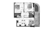 2 chambres Appartement plan d'étage «2BR», CALIFORNIA