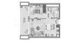 1 chambre Appartement plan d'étage «TYPE A2», Palace Residences Hillside