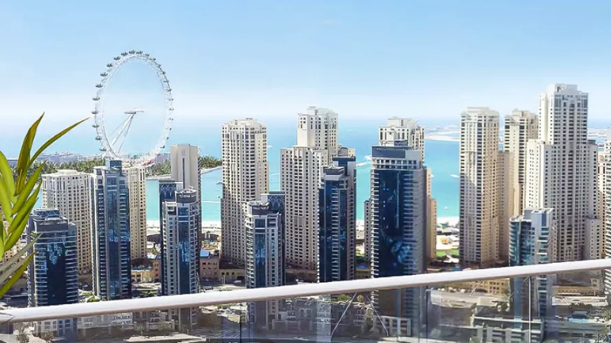 Appartement de 2 chambres à Dubai Marina, UAE No. 1905