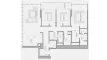 3 chambres Appartement plan d'étage «TYPE C1A», Jumeirah Residences Emirates Towers