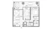 2 chambres Appartement plan d'étage «TYPE D», Palm Central Private Residences