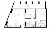 2 chambres Appartement plan d'étage «TYPE B1», NESBA 3