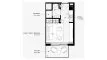Studio Appartement plan d'étage «TYPE 1», Noura by Azizi