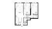 2 chambres Appartement plan d'étage «TYPE 2», MAG 330