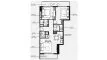 2 chambres Appartement plan d'étage «TYPE 1A», Milan 55