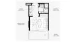 Studio Appartement plan d'étage «Studio», Azizi David