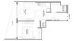 1 chambre Appartement plan d'étage «TYPE B», The Eden
